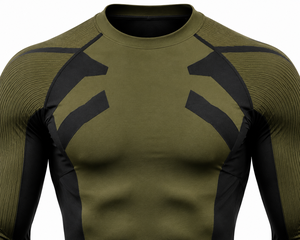High Quality Sport Athletic Workout Muscle Fit <b>Men's</b> <b>Compression</b> Eco-Friendly Breathable Polyester/Nylon Quick Drying Full - Product Image 2