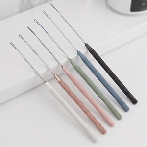 Aiguilles à crochets pour extensions capillaires professionnelles personnalisées, en acier inoxydable, avec poignée ergonomique pour l'installation - Product Image 5