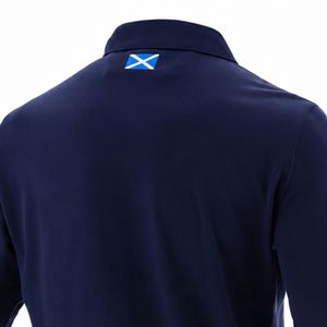 Navy Blue Rugby Jersey Long Sleeve Men's Team Shirt Sports Uniform Match Training Wear <b>Athletic</b> Performance Apparel Outdoor Game - Product Image 4