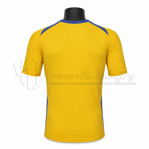 Camiseta de Fútbol de Manga Corta Personalizada al por Mayor para Entrenamiento de Verano con Estampado Frontal, Ligera, para Hombre - Product Image 2