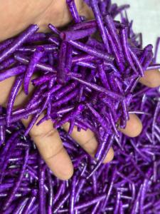 เปลือกหอยเด็นทัลเลียมสีชมพูฟ้าทำมือคุณภาพพรีเมียม ทรงกระบอกเรียวธรรมชาติ สำหรับงานประดิษฐ์เครื่องประดับสไตล์โบโฮ จำหน่ายจำนวนมาก - Product Image 2