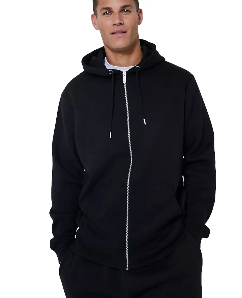 उच्च गुणवत्ता कस्टम काले सफेद महिलाओं और पुरुषों की hoodies sweatshirts 100% कपास सादे hoodies पुरुषों oversized hoodies