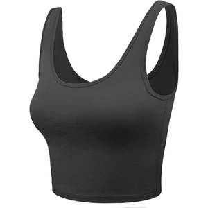 Women High Stretch Crop Sports Bra Tank Top Yoga Gym Fitness Workout Activewear Wholesale Athletic Training Running Exercise Bra - Product Image 3