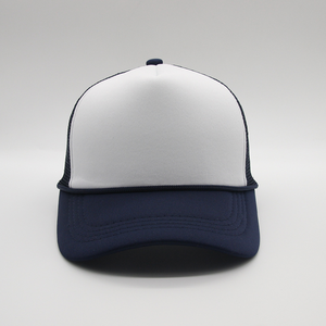 Casquettes de camionneur personnalisées à marque privée, casquettes en maille vierges OEM, vente en gros, 100% polyester respirant, maille en mousse haute densité, snapbacks sur mesure - Product Image 1