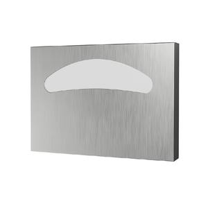 Distributeur de couvre-sièges de toilette en acier inoxydable, support mural hygiénique pour couvre-sièges de toilette, pour hôtel, salle de bain, toilettes - Product Image 1