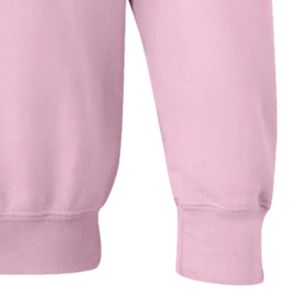 Sweat-shirt à col rond graphique Pink Pretty Girl Vibes, manches longues, poignets côtelés, décontracté, en polaire pour femme, pour tous les jours, style streetwear - Product Image 3