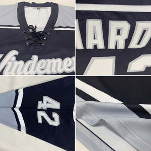 Maillot de hockey personnalisé pour équipe, 100 % polyester, décontracté, à manches longues, pull sportif avec design personnalisé pour tenue d'équipe - Product Image 3