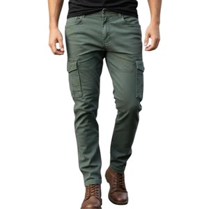 กางเกงคาร์โก้ผู้ชายรุ่นใหม่ คุณภาพสูงสุด ระบายอากาศได้ดี ทันสมัย สวมใส่สบาย ไม่เป็นขุย กางเกงคาร์โก้ผู้ชายที่ดีที่สุด - Product Image 4