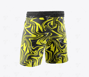 กางเกงขาสั้นชายหาดพิมพ์ลายสไตล์ลำลองรักษ์โลก ผ้าแห้งเร็ว ระบายอากาศได้ดี น้ำหนักเบา ไม่ยับง่าย - Product Image 6