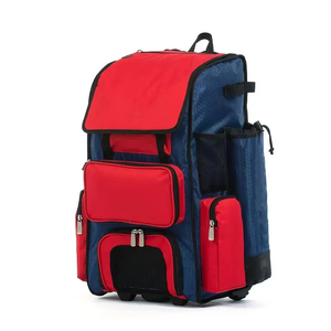 บริการ OEM ขายส่ง กระเป๋าเบสบอลแบบกำหนดเองได้ ทนทาน ผลิตจากไนลอน ขนาด 50-70 ลิตร ปิดด้วยซิป ลายตัวอักษร น้ำหนักเบา ผ้าเดนิม - Product Image 2