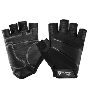 Superior Quality Unisex Half-Finger Long Gym Fitness Gloves Sport Palm Padded Wrist Wraps <b>Band</b> Made Silicone for Weight Lifting - Product Image 1
