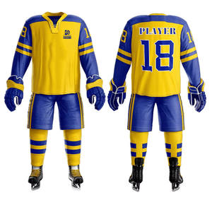 Uniformes de hockey sur glace sur mesure pour équipes, prix de gros professionnel, design unique, uniformes de hockey sur glace à vendre - Product Image 2