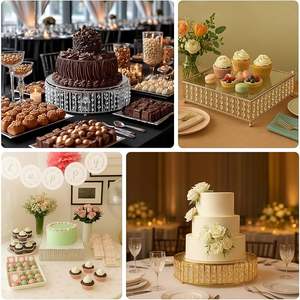 Soporte Clásico para Tartas con Acabado Elegante, Ideal para Exhibición de Postres, Eventos de Boda y Servicio en el Hogar - Product Image 3