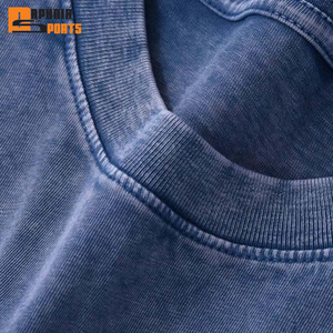 Custom Logo Vintage Acid Washed T Shirt Men Heavyweight Cotton Blank Oversized Baggy <b>Tshirt</b> 100% Cotton Crop Men's T-shirt - Product Image 3