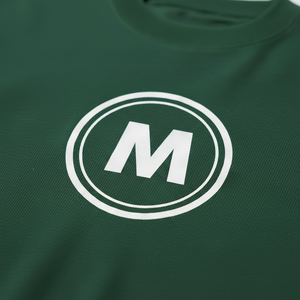 T-shirt surdimensionné en molleton épais pour homme, logo personnalisé sur le devant, respirant, séchage rapide, épaules tombantes, mélange polyester/coton - Product Image 6