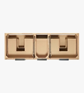 Meuble de salle de bain Lydia 61 pouces avec double vasque, en chêne naturel, directement de l'usine au Vietnam - Product Image 5