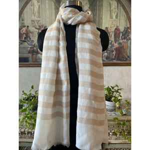 Nueva Colección de Bufandas de Lana Fina Premium con Rayas Grandes Zari, 70x200 cm, Elegante y Lujosa Bufanda de Invierno Disponible en Todos los Colores - Product Image 1