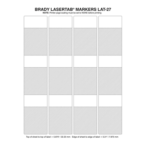 Self-Adhesive PP Laser <b>Labels</b> 4x6 Durable for Laboratory Samples & <b>Cables</b> - Product Image 3