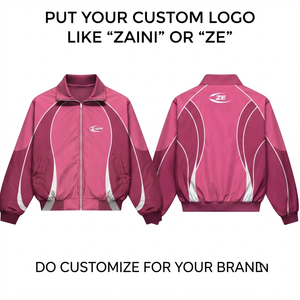 Veste coupe-vent pour homme, 120 GSM, polyester léger, logo personnalisé, transfert thermique, imperméable, hiver, streetwear, extérieur - Product Image 1
