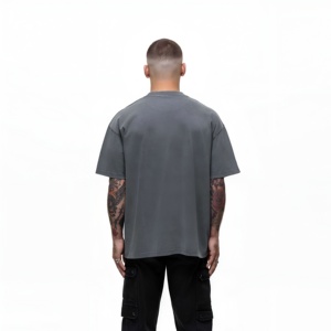 Stylish Oversized Cotton <b>TShirt</b> Casual Streetwear Summer Breathable Soft Fabric Men Women Unisex Apparel Top Premium Quality Fit - Product Image 2