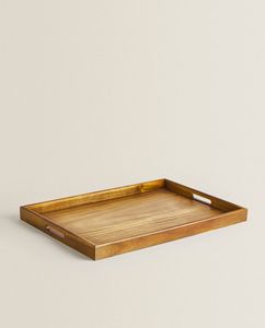 Nueva Bandeja de Servir de Madera con Asa Grabada, Diseño Moderno, Hecha a Mano, Ecológica, Apta para Lavavajillas, Personalizable, para Ramadán - Product Image 5