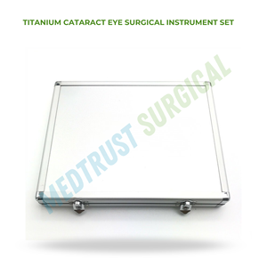 MEDTRUST SURGICAL Juego de Instrumentos Quirúrgicos Manuales de Acero Inoxidable para Cataratas, Kit Oftálmico con Certificación CE ISO 13485 - Product Image 2