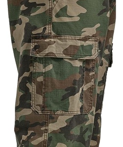 กางเกงคาร์โก้ใส่ทำงานลำลองสำหรับผู้ชายกางเกงลายพรางมีหลายกระเป๋าผ้าไนลอน/ผ้าฝ้ายแห้งเร็วปรับแต่งได้ - Product Image 5