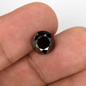 Pierre précieuse naturelle chauffée, diamant noir certifié GIA, taille calibrée de 2 à 12 mm - Product Image 1