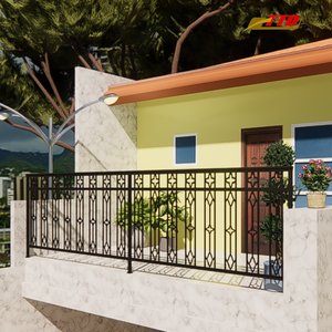 Elegantes barandillas de hierro de Vietnam para amplios espacios de balcón-Balaustradas y pasamanos - Product Image 2