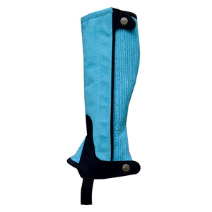 Polainas de Turquesa de Calidad Premium, Color Sólido, Cierre de Gancho y Bucle, Equipo Ecuestre - Product Image 4