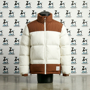 Chaqueta Acolchada para Hombre, Cuello Alto, Cierre de Cremallera, Gruesa, Informal, Holgada, de Invierno, Color Sólido, Talla Grande - Product Image 3
