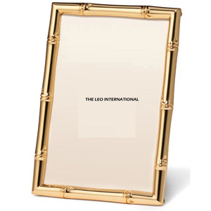 Eye Catching Look Luxurious Design High Grade <b>Gold</b> Plated Heavy Duty Metal Made <b>Photo</b> <b>Frame</b> Home Decoration Supplies From India - Product Image 1