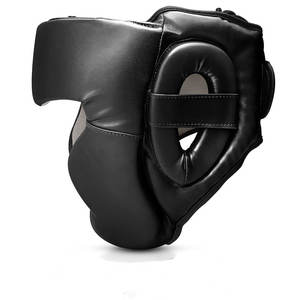 Protector Facial Negro Mate Avanzado - Casco de Sparring Resistente a Impactos - Ajuste Seguro y Ajustable - Product Image 2