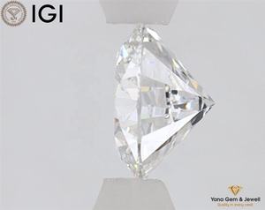 Diamante cultivado en laboratorio CVD de 1.00 quilates, forma redonda, 6.51 mm, color E, claridad VVS1, con certificado IGI para una obra maestra de joyería de diseñador. - Product Image 6