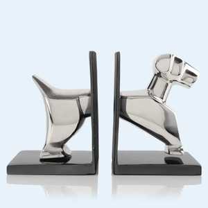 Paire d'entretoises pour livres en bronze pour enfants, design artistique sculptural, décoratives, faites à la main, écologiques, d'inspiration littéraire, pour la maison - Product Image 6