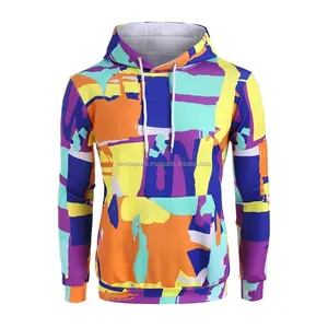 Youth colorful pullover fashion hoodie latest design boys street wear casual hoodies sweatshirts extra long 8XL hoodies