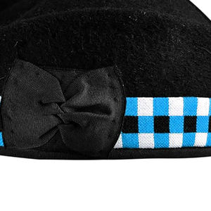 Gorro Glengarry Tradicional Escocés Premium Azul Cielo con Diseño a Cuadros, Diseñado para Actuaciones de Gaitas de Flandes 2026 - Product Image 4