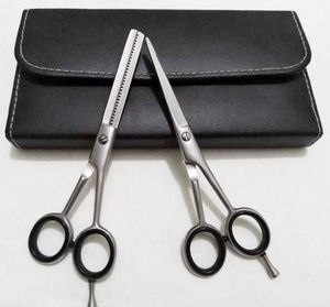 Tijeras de Peluquería Profesionales OEM de Acero Inoxidable 4Cr13 con Cerámica Afilada para Adelgazar el Cabello, Tijeras de Corte para Salón de Belleza, Logotipo Personalizado - Product Image 1