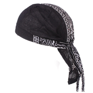 Pañuelo de Algodón para la Cabeza, Diseño Paisley Multicolor, Transpirable, Suave al Tacto, de Secado Rápido, para Primavera/Verano - Product Image 2