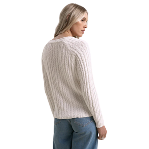 Fabricante de Prendas de Punto Personalizadas, Suéter de Cuello Alto Informal de Punto 100% Acrílico para Mujer, Transpirable y Antiarrugas - Product Image 3