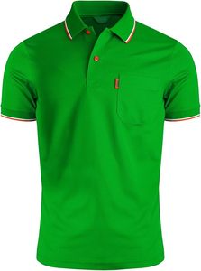 Chemise de golf personnalisée avec logo, poche unie, tissu modal à séchage rapide, durable - Product Image 4