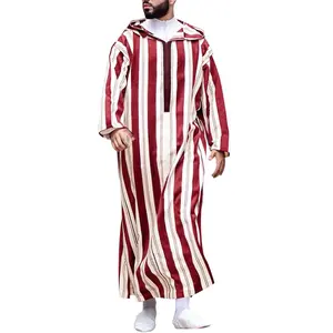 Jubbah al por Mayor, Ropa Islámica, Manga Larga, Thobe Árabe para Hombre, Estilo Kuwaití, de Alta Calidad, Algodón Transpirable para Ramadán - Product Image 3