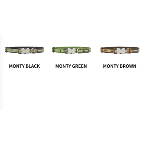 Collier RedDingo Bucklebone pour chiens Monty Green (20 mm) - Product Image 1