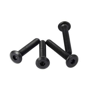 Tornillos para Muebles NGOC HUONG PHAT de Alta Calidad, Cabeza Plana, Hexagonales, Métricos, de Acero al Carbono, Recubiertos de Zinc Negro, Estándar ISO M4-M10 - Product Image 3