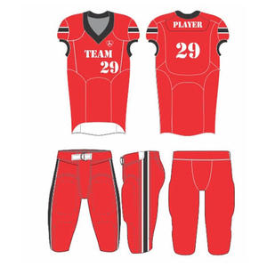 Uniforme de football américain 2026 100% polyester unisexe sans manches - Product Image 3