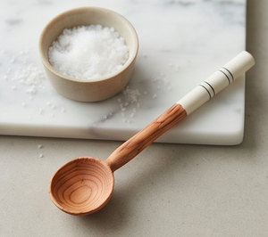 Ensemble de couverts en bois de manguier avec manche émaillé, vaisselle, articles de restaurant, articles d'hôtel, articles de cuisine - Product Image 3