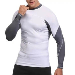 Dernier design de rashguard pour homme, vêtements de sport, best-seller, prix bas, rashguard avec logo personnalisé, fabriqué au Pakistan - Product Image 4