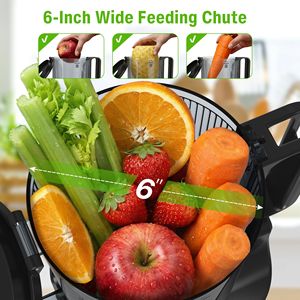 Estrattore di succo a freddo con bocca larga da 6 pollici (Magazzino FBA) - Product Image 2