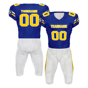 Wholesale 2026 Custom Made New Style Polyester American Football 7on7 Uniforms Digital Print Short Letter Custom Team Name - Product Image 5