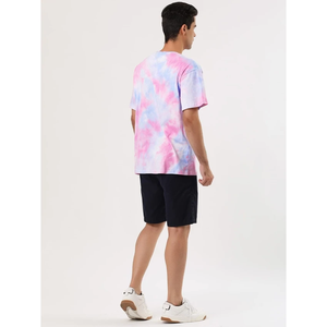 Camiseta Tie Dye para Hombre al por Mayor, Personalizada, Nueva, de Manga Corta, Estilo Urbano, Casual, 100% Algodón, Ecológica y Transpirable - Product Image 4